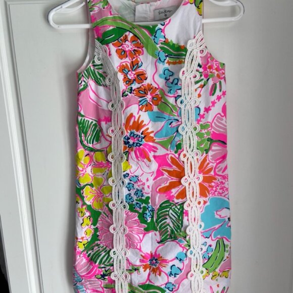 Lilly Pulitzer for Target Nosey Posey print GIRLS Size M (7/8) EUC Dress - Picture 7 of 13